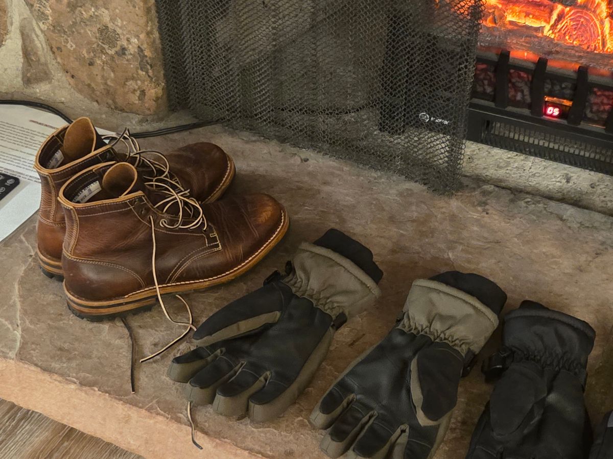 Photo by ABC123 on March 17, 2026 of the Truman Plain Toe Boot in Tobacco Snakebite.