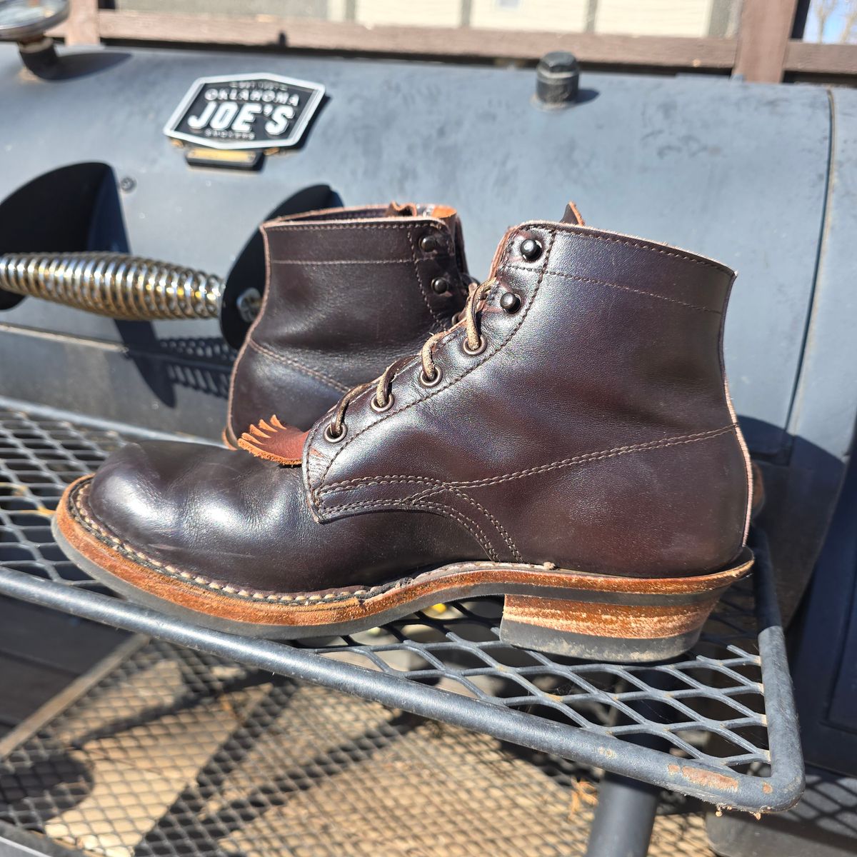 Photo by RabbitsOnTheMoon on March 8, 2026 of the White's Semi-Dress in Seidel Brown Dress.