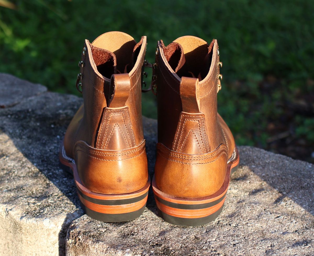 Photo by nosniv on October 1, 2025 of the Nicks DomePro in Horween Moc Cypress.