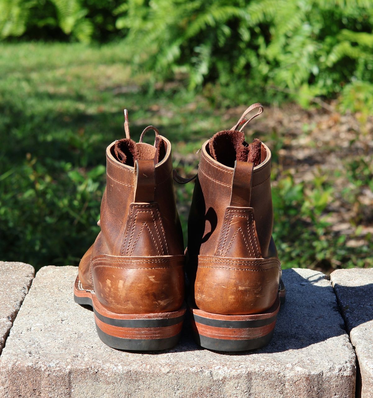 Photo by nosniv on October 31, 2025 of the Nicks DomePro in Horween Moc Cypress.