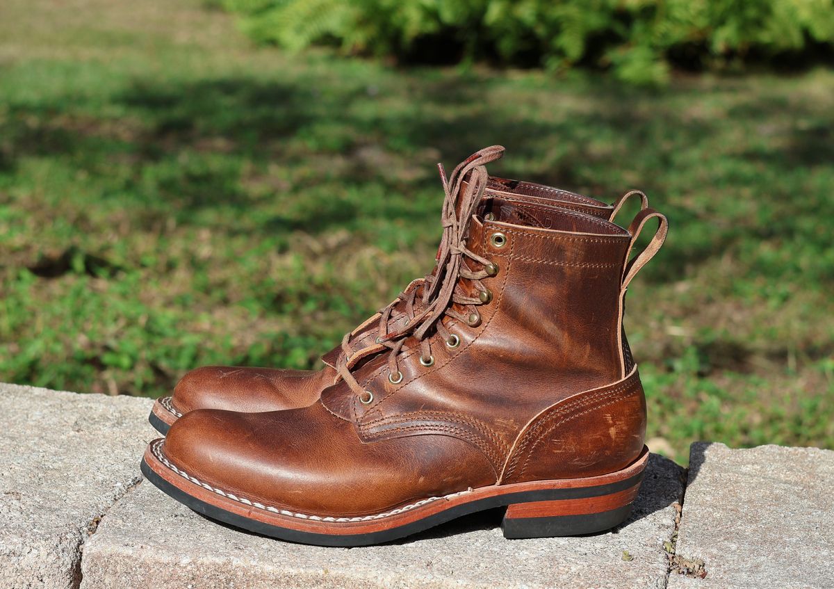Photo by nosniv on December 3, 2025 of the Nicks DomePro in Horween Moc Cypress.