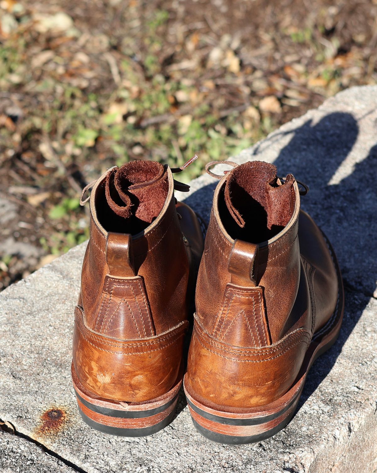 Photo by nosniv on February 1, 2026 of the Nicks DomePro in Horween Moc Cypress.