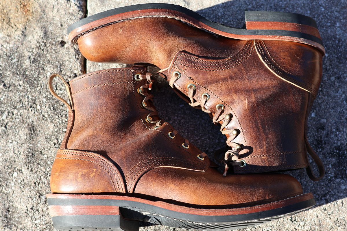 Photo by nosniv on February 1, 2026 of the Nicks DomePro in Horween Moc Cypress.