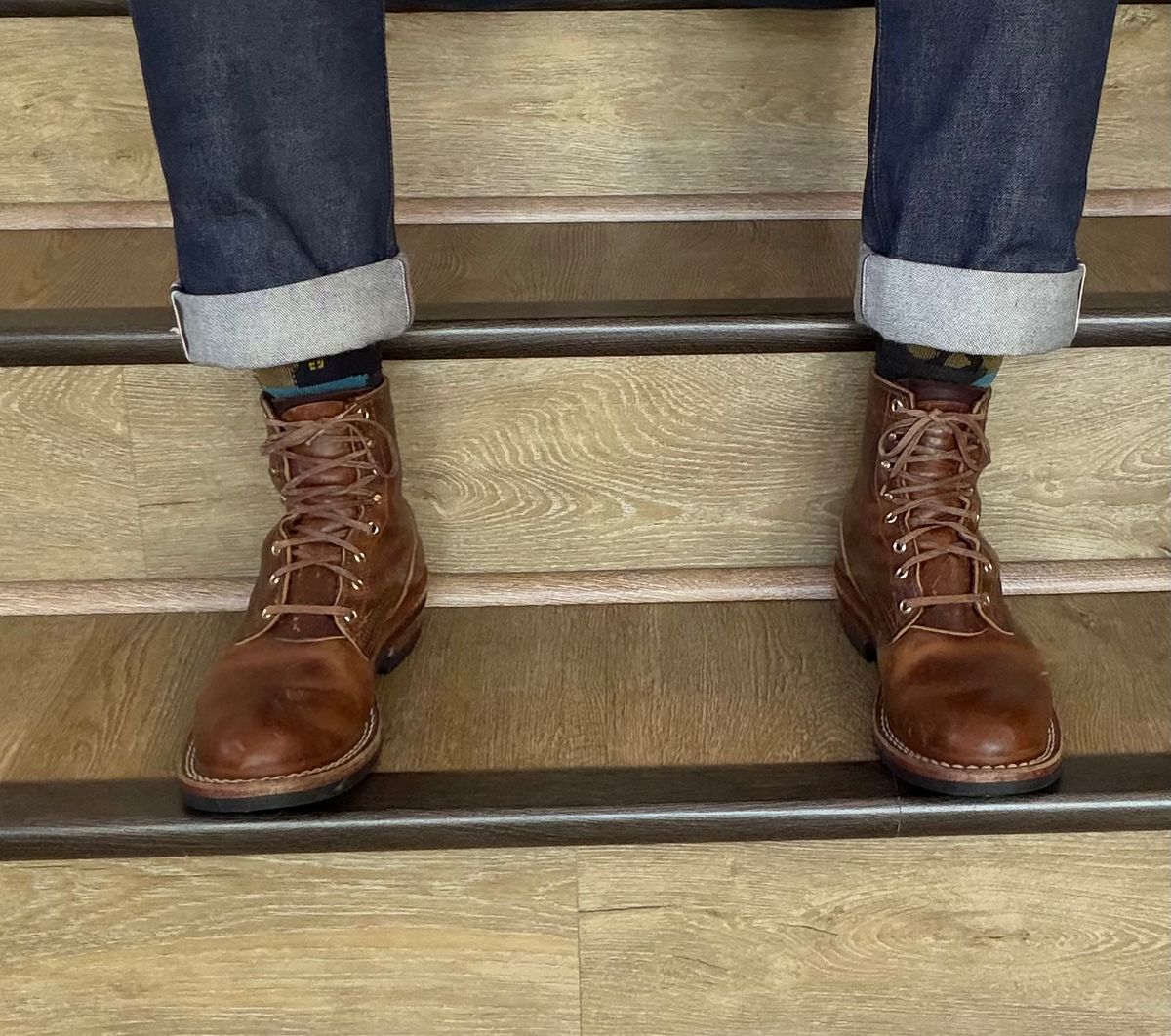 Photo by nosniv on April 1, 2026 of the Nicks DomePro in Horween Moc Cypress.