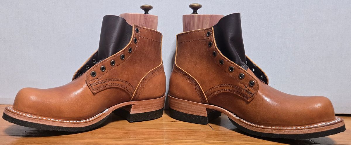 Photo by chuligani on May 15, 2026 of the Nicks Lace Up Heritage in Horween Acorn Aspen.