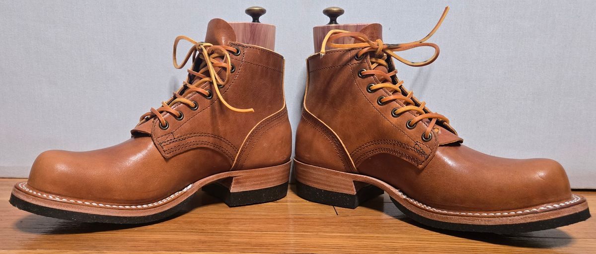 Photo by chuligani on May 16, 2026 of the Nicks Lace Up Heritage in Horween Acorn Aspen.