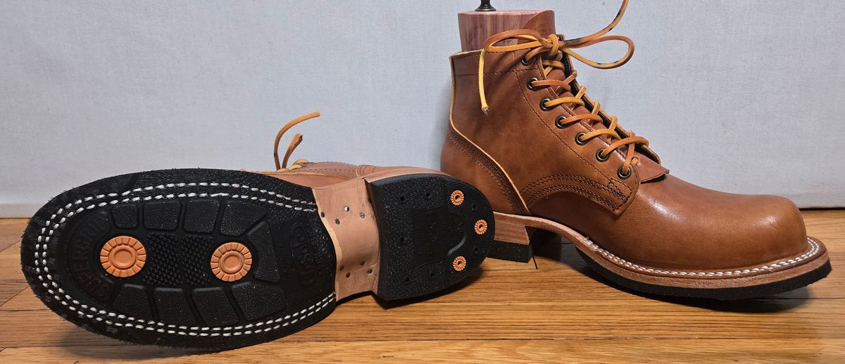 Photo by chuligani on May 16, 2026 of the Nicks Lace Up Heritage in Horween Acorn Aspen.