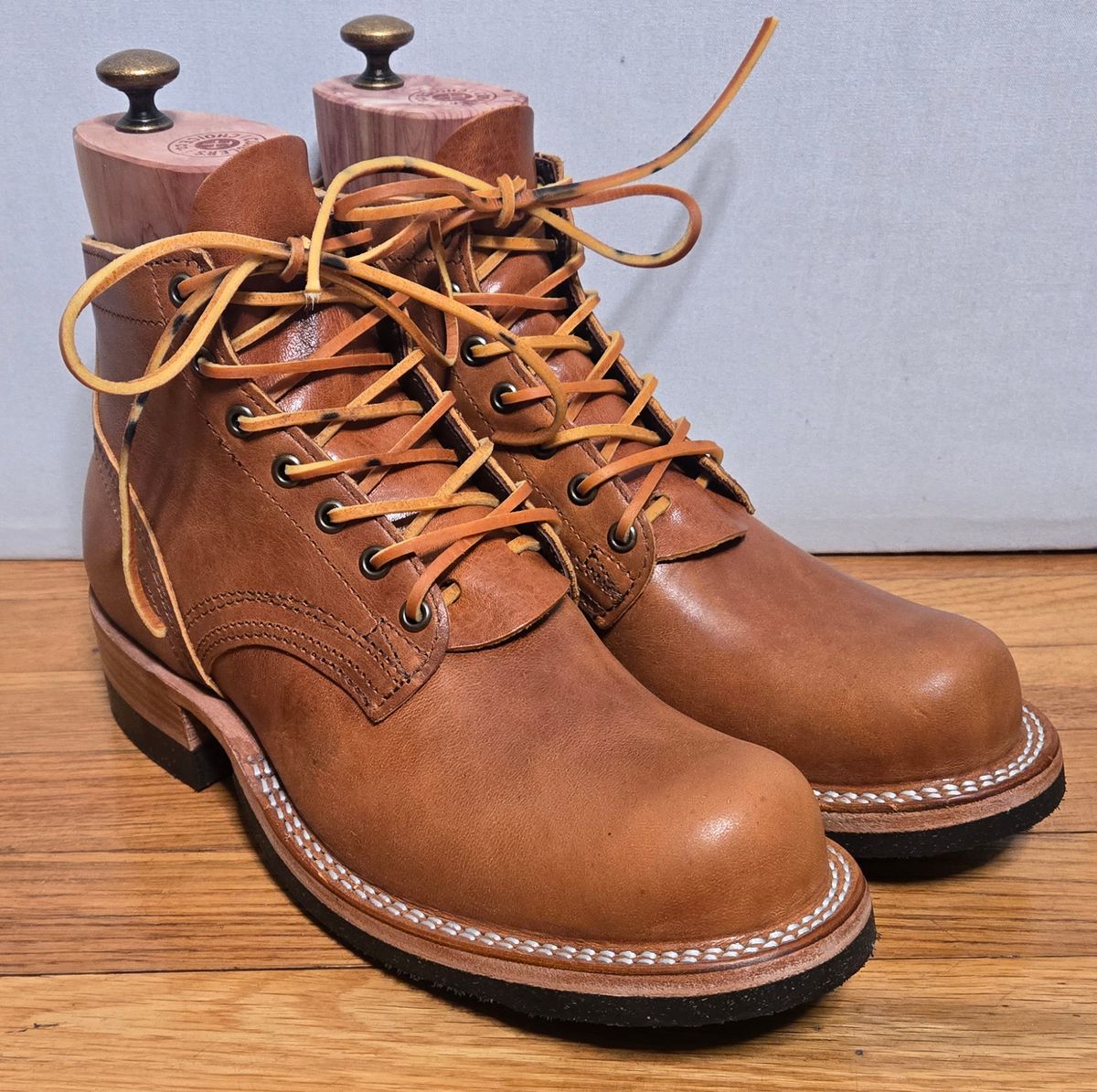 Photo by chuligani on May 16, 2026 of the Nicks Lace Up Heritage in Horween Acorn Aspen.