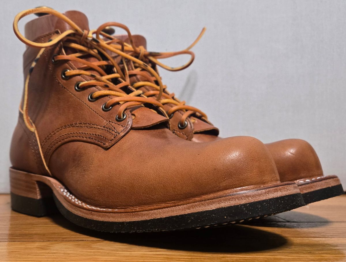 Photo by chuligani on May 16, 2026 of the Nicks Lace Up Heritage in Horween Acorn Aspen.