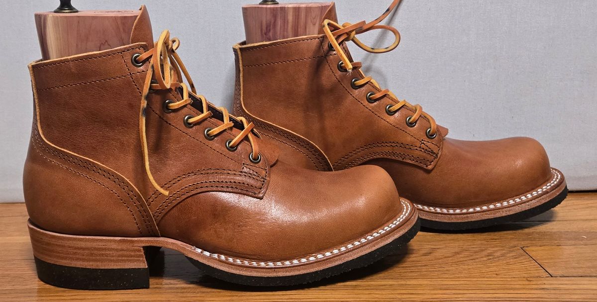 Photo by chuligani on May 16, 2026 of the Nicks Lace Up Heritage in Horween Acorn Aspen.
