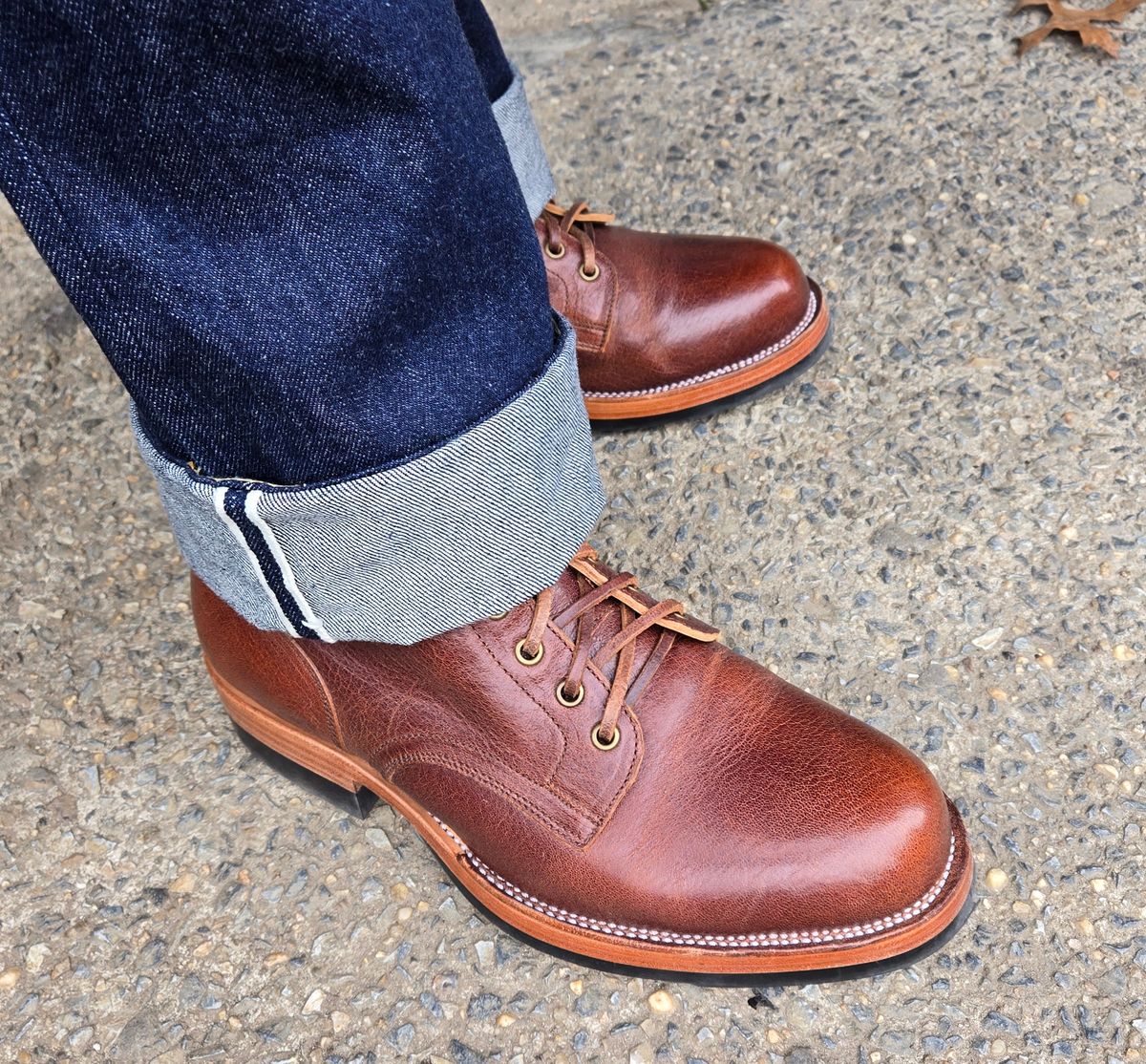 Photo by chuligani on March 13, 2026 of the Renav ISN - 106 in Horween Cognac Aspen.