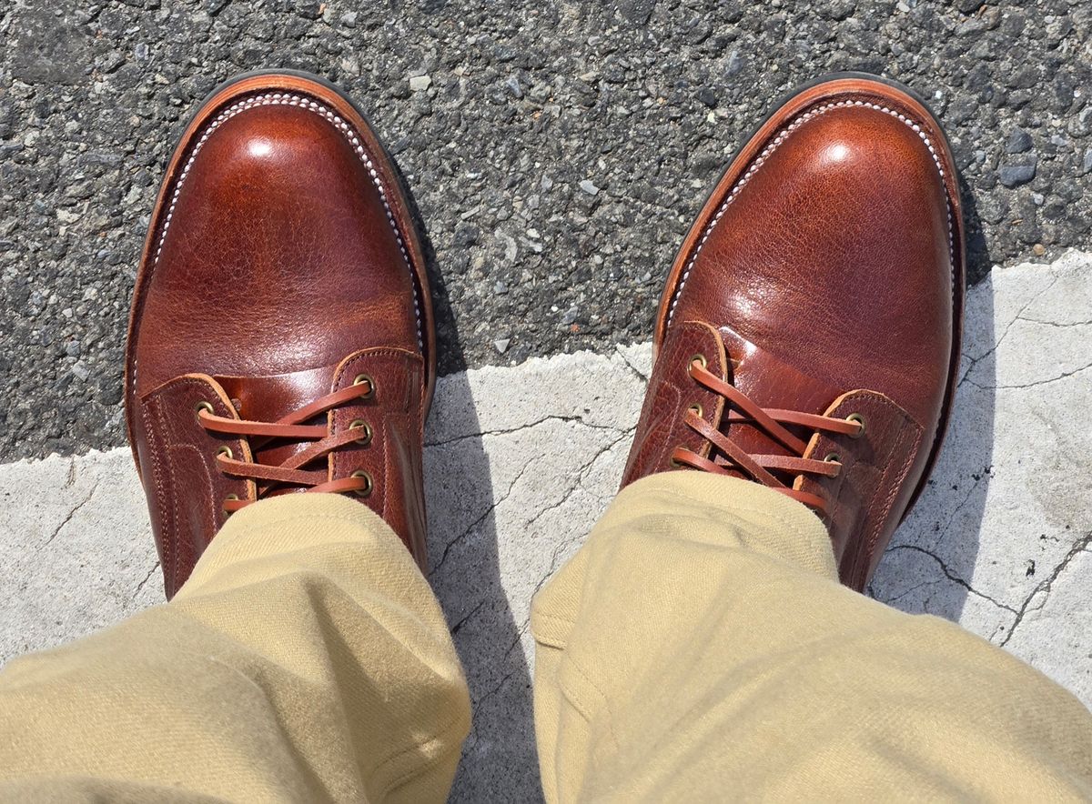 Photo by chuligani on June 4, 2026 of the Renav ISN - 106 in Horween Cognac Aspen.