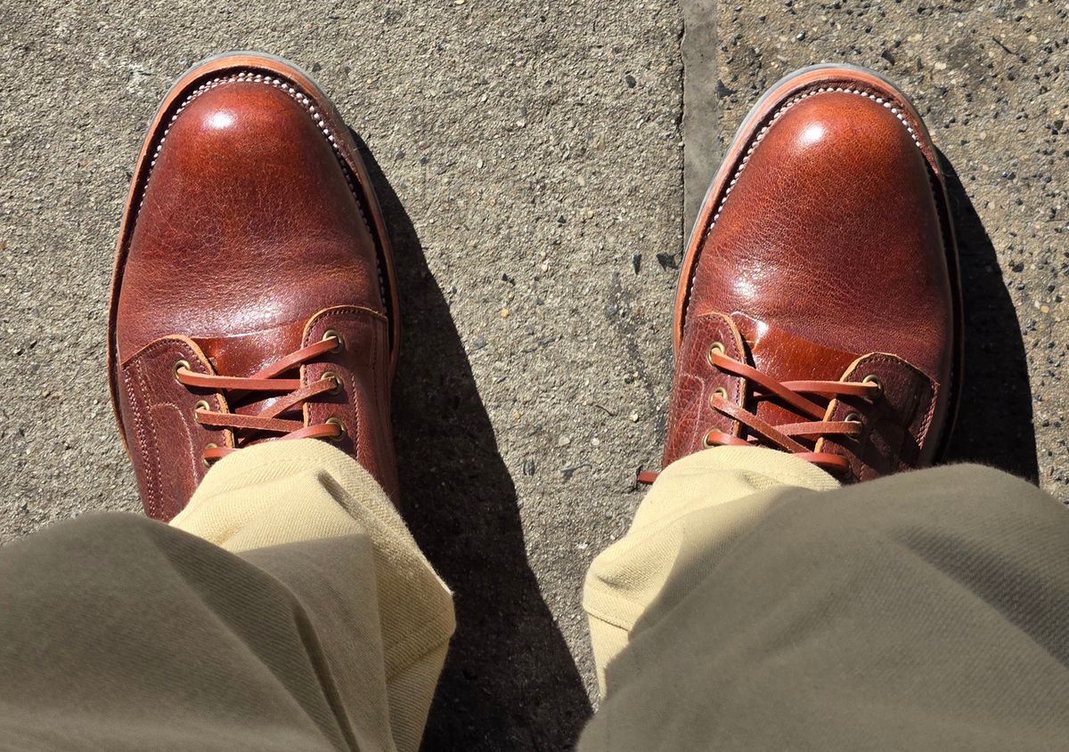 Photo by chuligani on June 5, 2026 of the Renav ISN - 106 in Horween Cognac Aspen.