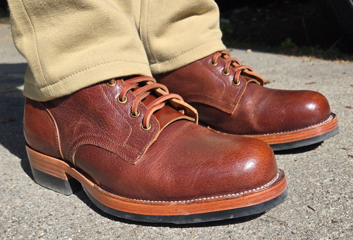 Photo by chuligani on June 5, 2026 of the Renav ISN - 106 in Horween Cognac Aspen.