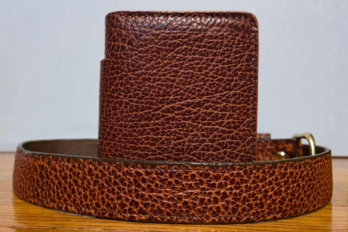 Photo by chuligani on June 30, 2026 of the Ashland Leather Fat Herbie in Horween Tan Yellowstone Bison.