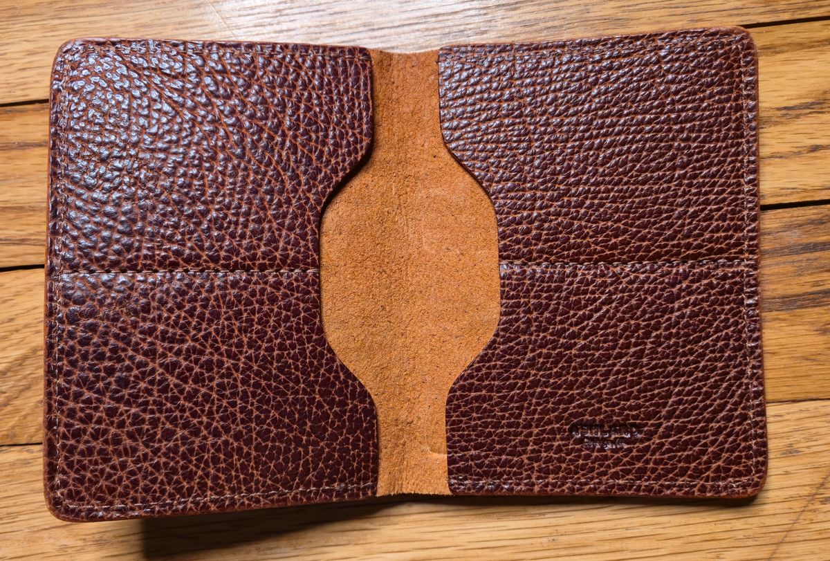 Photo by chuligani on July 8, 2026 of the Ashland Leather Fat Herbie in Horween Tan Yellowstone Bison.