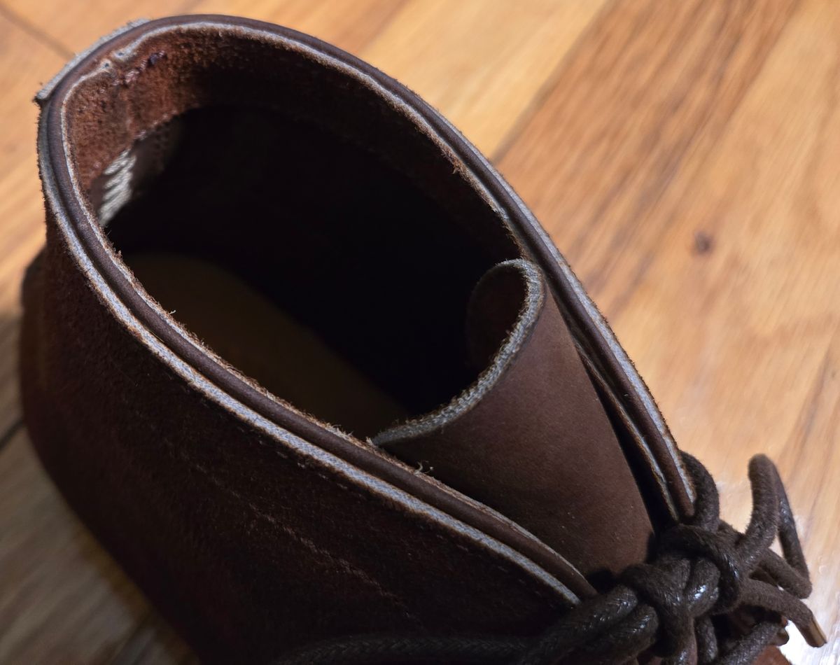 Photo by chuligani on February 16, 2026 of the Renav CKK - 1905 in Horween Rust Chamois Roughout.