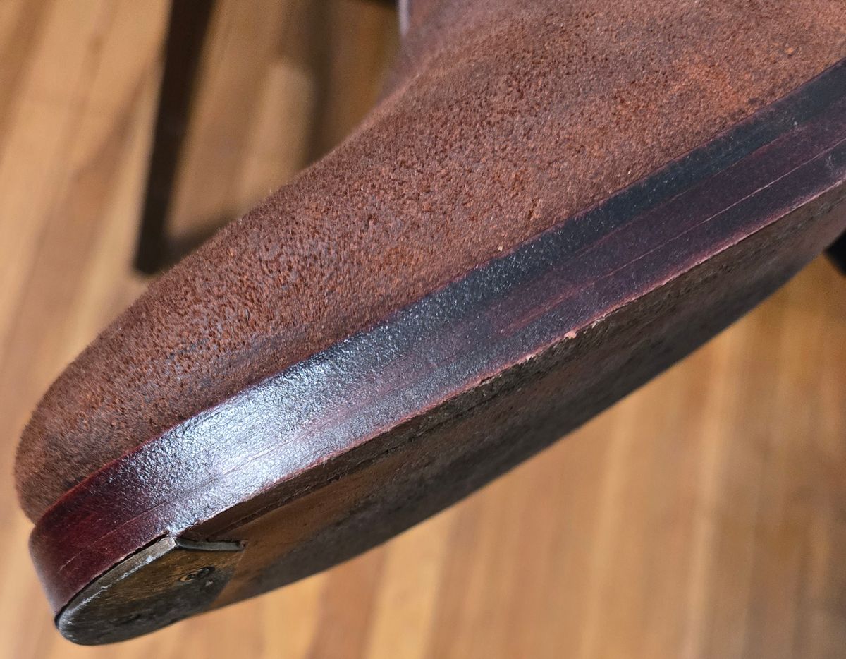 Photo by chuligani on April 14, 2026 of the Renav CKK - 1905 in Horween Rust Chamois Roughout.