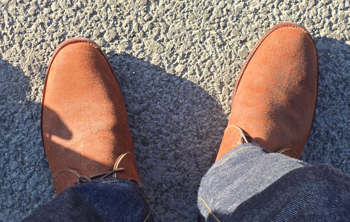 Photo by chuligani on May 3, 2026 of the Renav CKK - 1905 in Horween Rust Chamois Roughout.