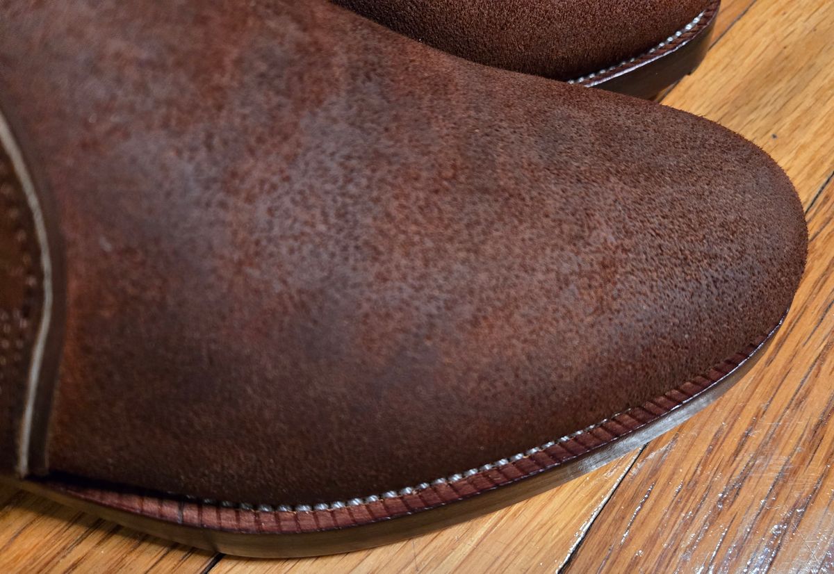 Photo by chuligani on February 16, 2026 of the Renav CKK - 1905 in Horween Rust Chamois Roughout.