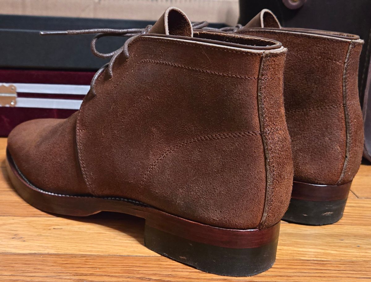 Photo by chuligani on February 16, 2026 of the Renav CKK - 1905 in Horween Rust Chamois Roughout.