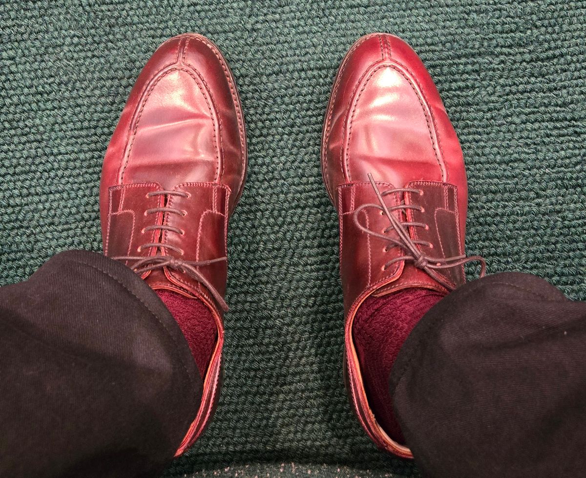 Photo by chuligani on May 17, 2026 of the Crockett & Jones Ascott 2 in Horween Color 8 Shell Cordovan.