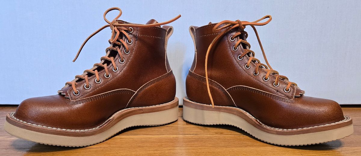 Photo by chuligani on April 3, 2026 of the White's C350LTT-CS in Horween Tan Waxed Flesh Essex.