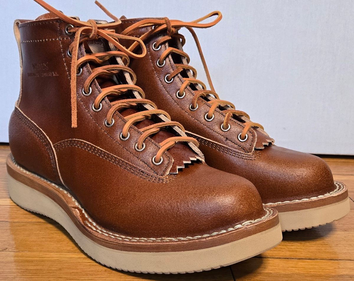 Photo by chuligani on April 3, 2026 of the White's C350LTT-CS in Horween Tan Waxed Flesh Essex.