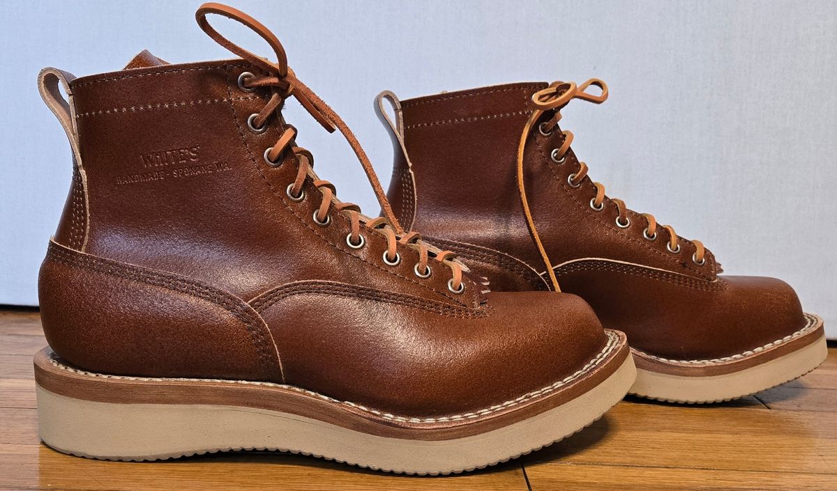 Photo by chuligani on April 3, 2026 of the White's C350LTT-CS in Horween Tan Waxed Flesh Essex.
