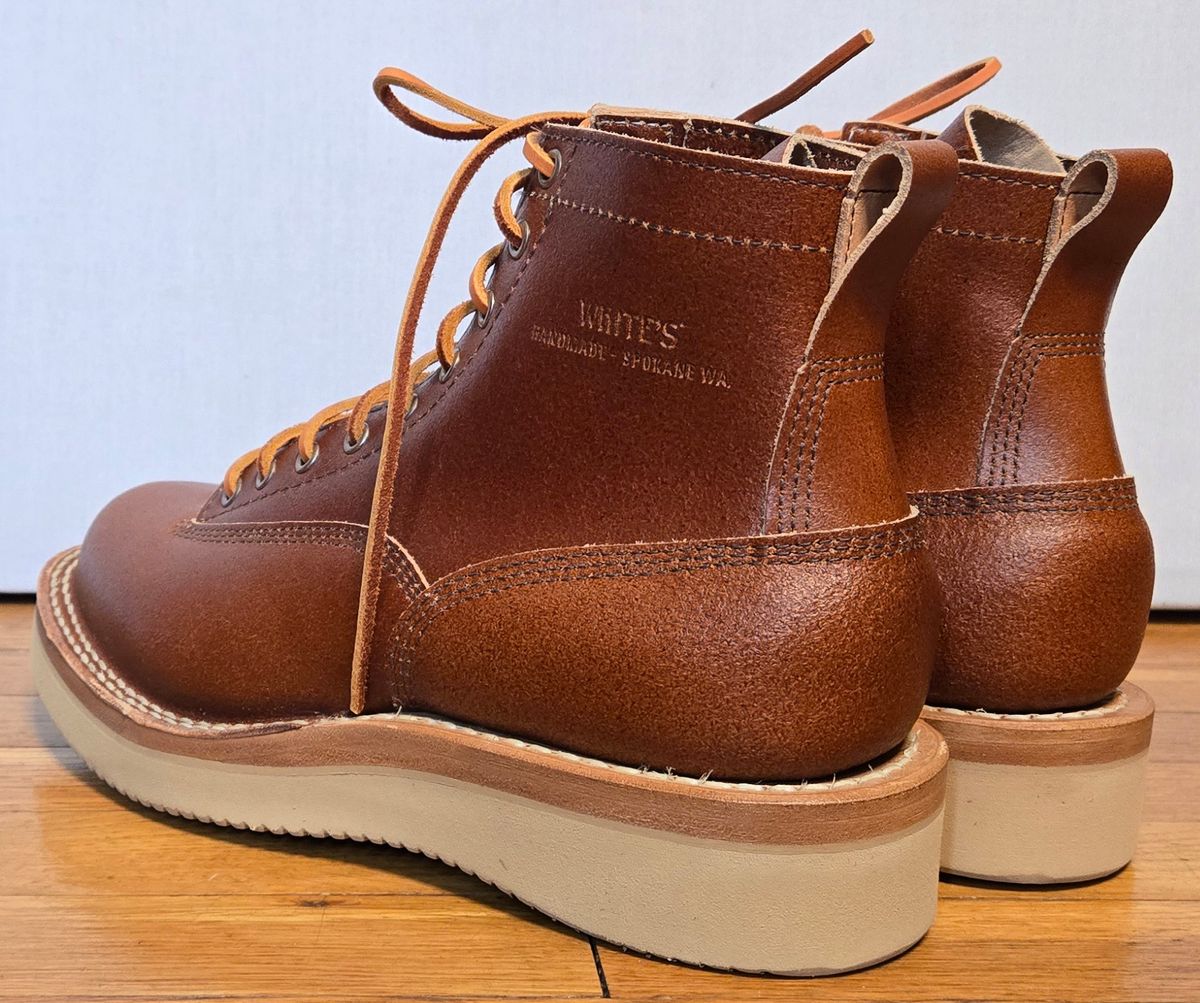 Photo by chuligani on April 3, 2026 of the White's C350LTT-CS in Horween Tan Waxed Flesh Essex.