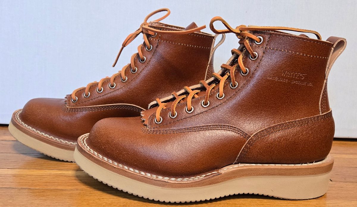 Photo by chuligani on April 3, 2026 of the White's C350LTT-CS in Horween Tan Waxed Flesh Essex.