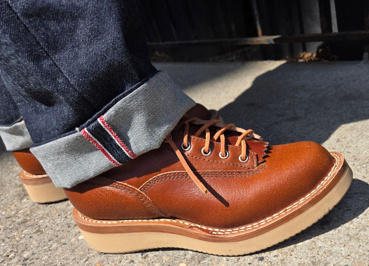 Photo by chuligani on April 24, 2026 of the White's C350LTT-CS in Horween Tan Waxed Flesh Essex.