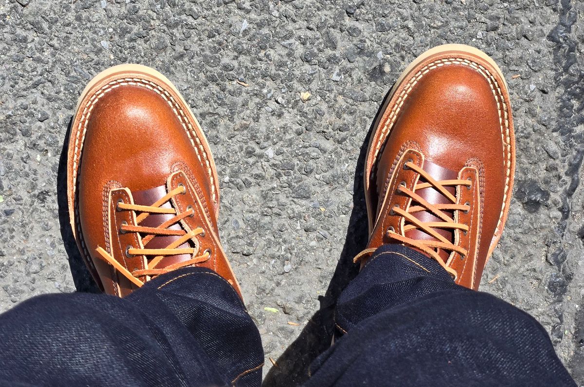 Photo by chuligani on June 2, 2026 of the White's C350LTT-CS in Horween Tan Waxed Flesh Essex.