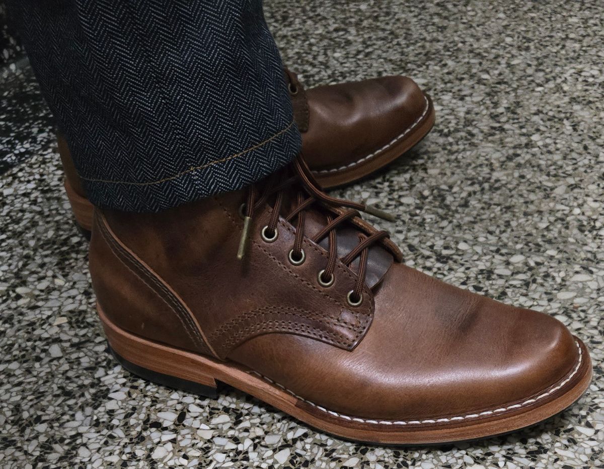 Photo by chuligani on October 20, 2025 of the Nicks Lace Up Heritage in Italian Brown Cypress.