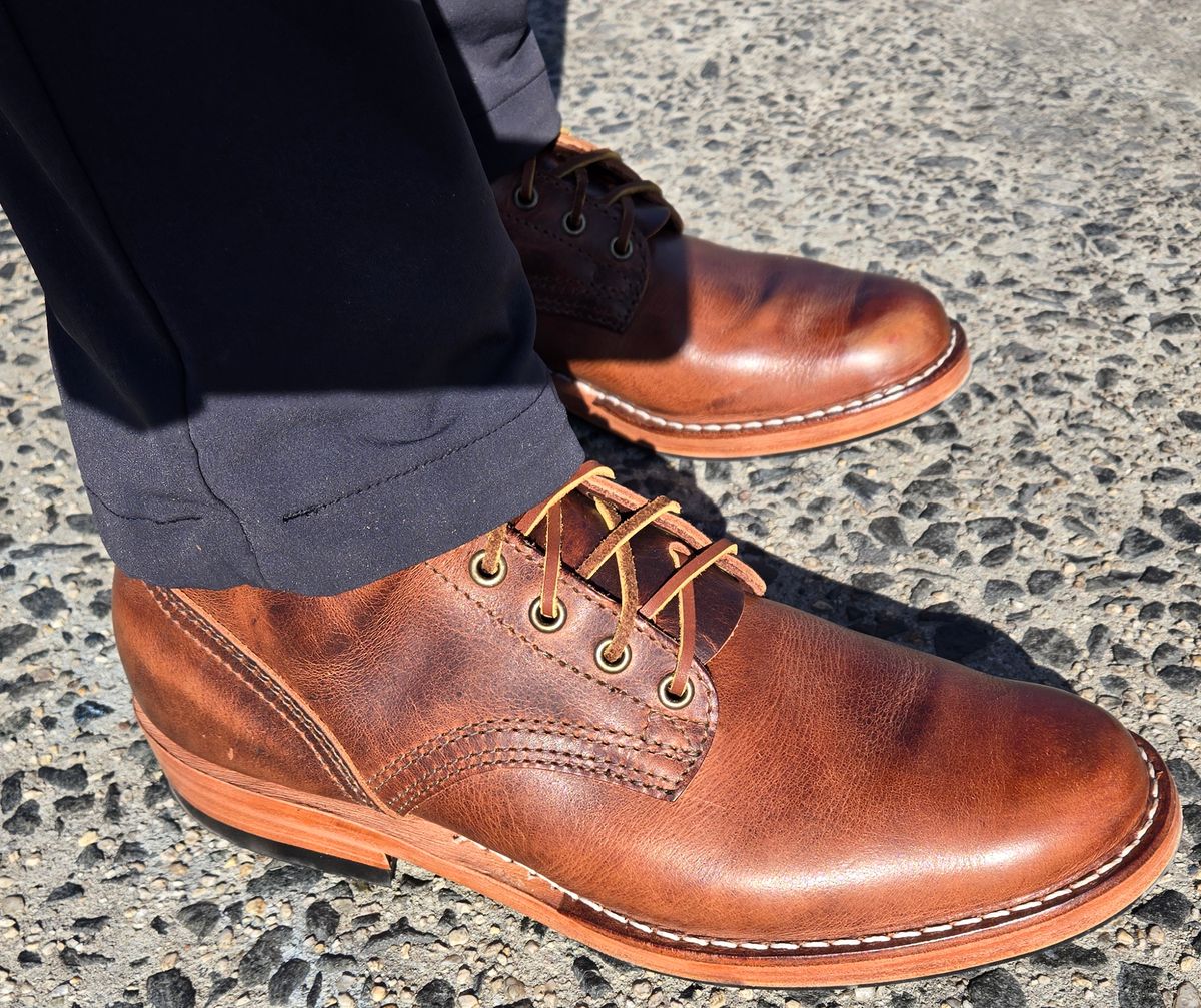 Photo by chuligani on December 1, 2025 of the Nicks Lace Up Heritage in Italian Brown Cypress.
