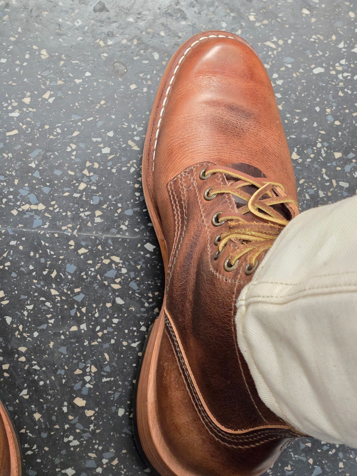 Photo by chuligani on December 4, 2025 of the Nicks Lace Up Heritage in Italian Brown Cypress.