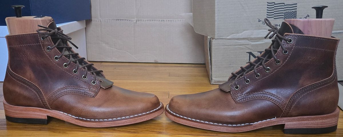 Photo by chuligani on October 1, 2025 of the Nicks Lace Up Heritage in Italian Brown Cypress.