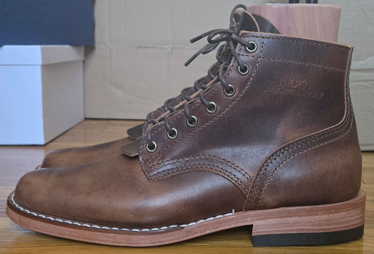 Photo by chuligani on October 1, 2025 of the Nicks Lace Up Heritage in Italian Brown Cypress.