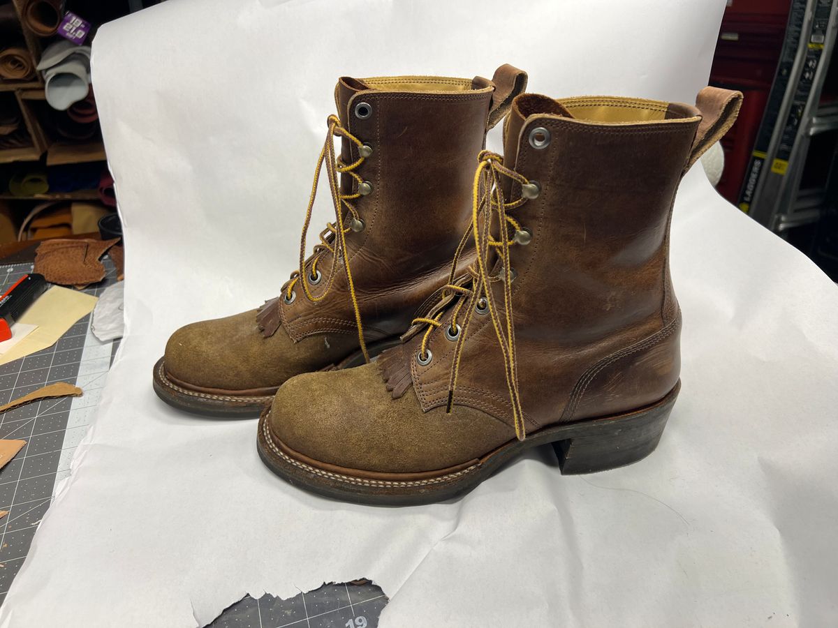 Photo by thenewreligion on November 6, 2025 of the BJ Rhodes Hiking Boot in Horween Brown Nut Dublin.