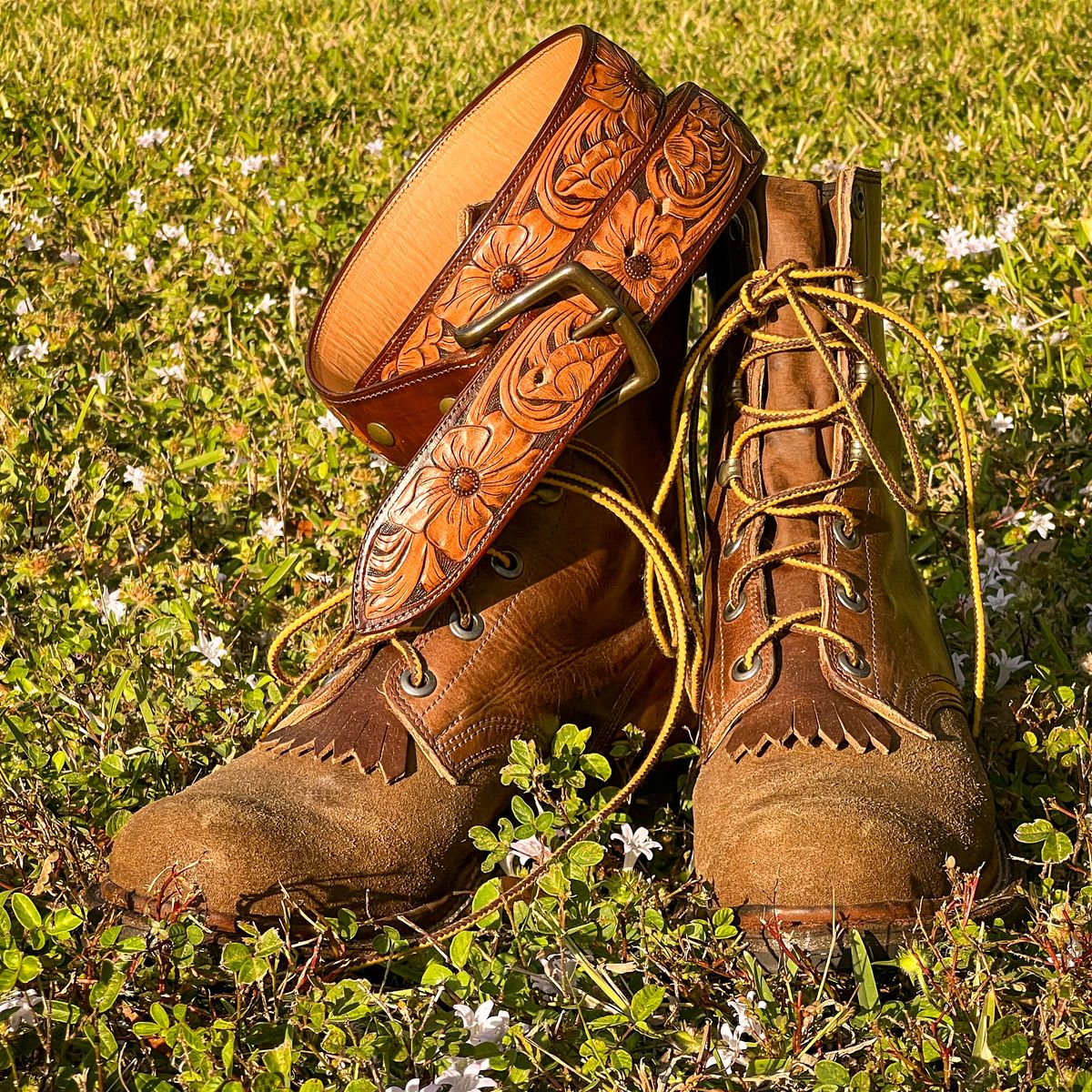 Photo by thenewreligion on December 5, 2025 of the BJ Rhodes Hiking Boot in Horween Brown Nut Dublin.