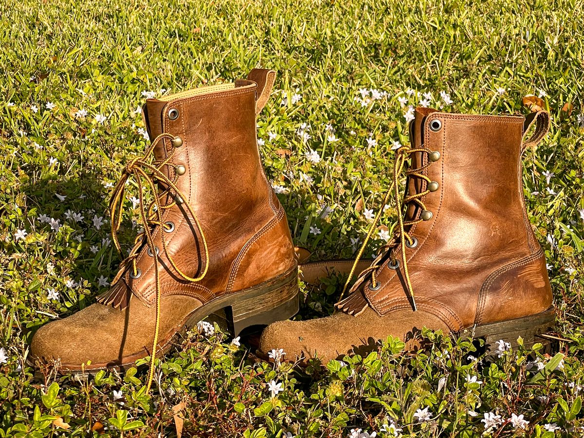 Photo by thenewreligion on December 5, 2025 of the BJ Rhodes Hiking Boot in Horween Brown Nut Dublin.