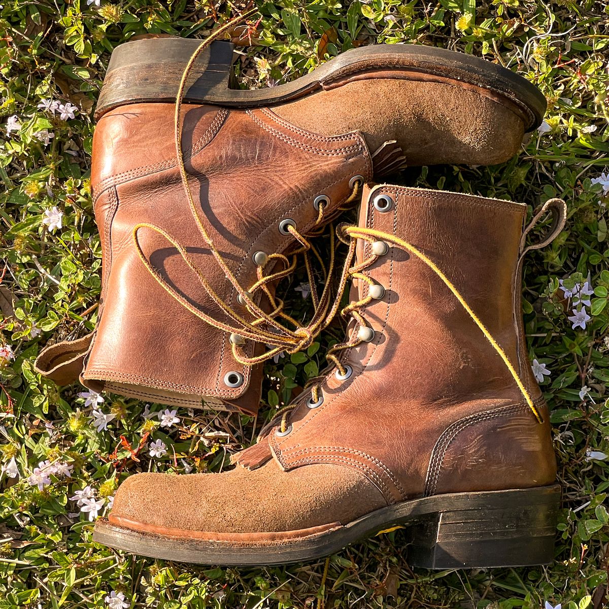 Photo by thenewreligion on December 5, 2025 of the BJ Rhodes Hiking Boot in Horween Brown Nut Dublin.