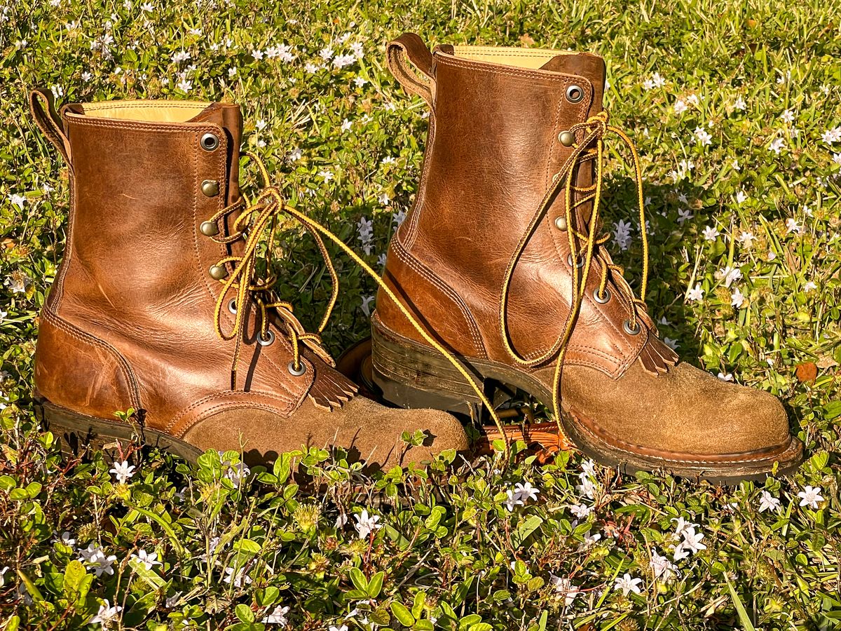 Photo by thenewreligion on December 5, 2025 of the BJ Rhodes Hiking Boot in Horween Brown Nut Dublin.