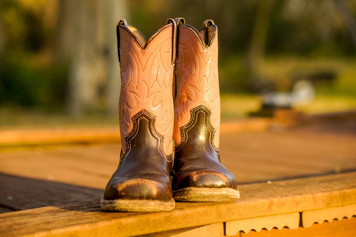 Photo by thenewreligion on February 4, 2025 of the Self-Made Cowboy Boot in Water Buffalo.