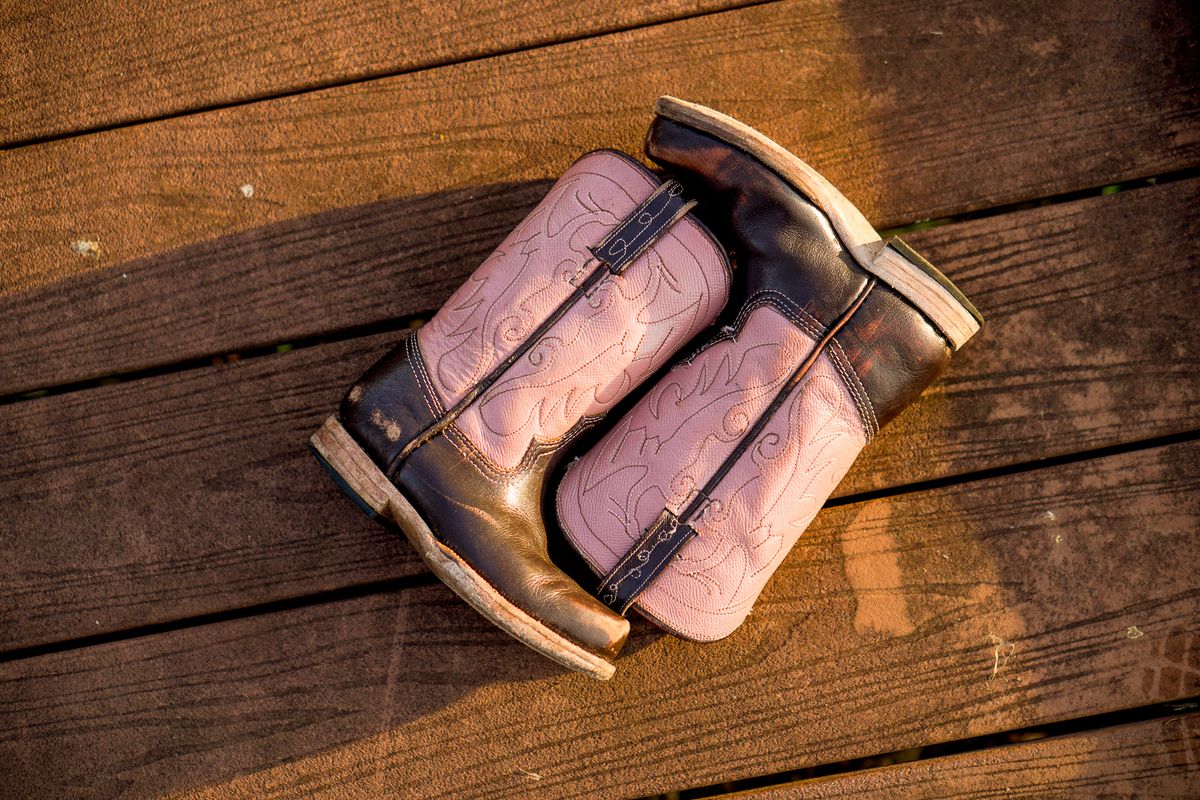 Photo by thenewreligion on February 4, 2025 of the Self-Made Cowboy Boot in Water Buffalo.
