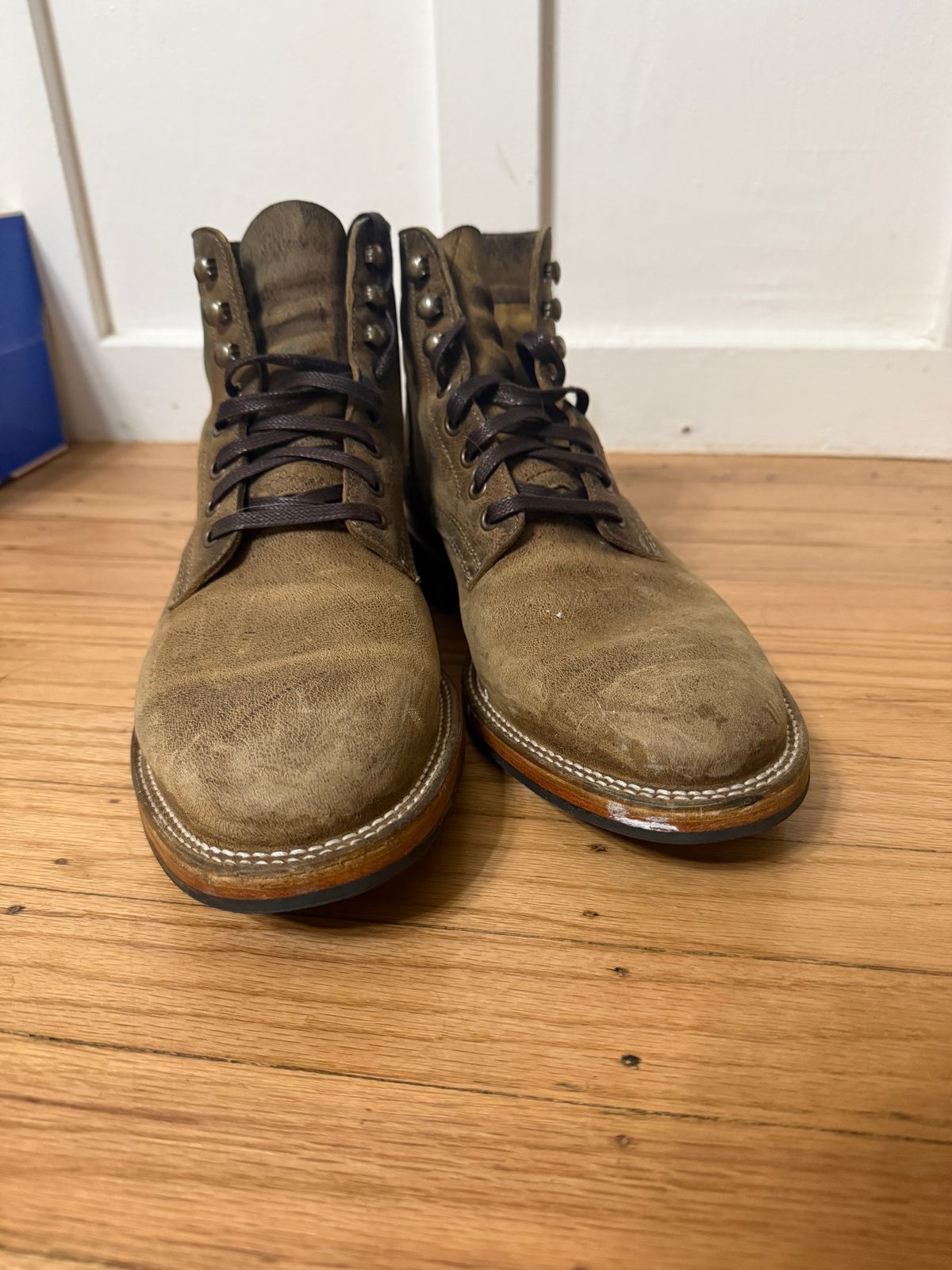 Photo by seconds_and_selvedge on November 6, 2025 of the Parkhurst The Allen in Gingembre Kudu.