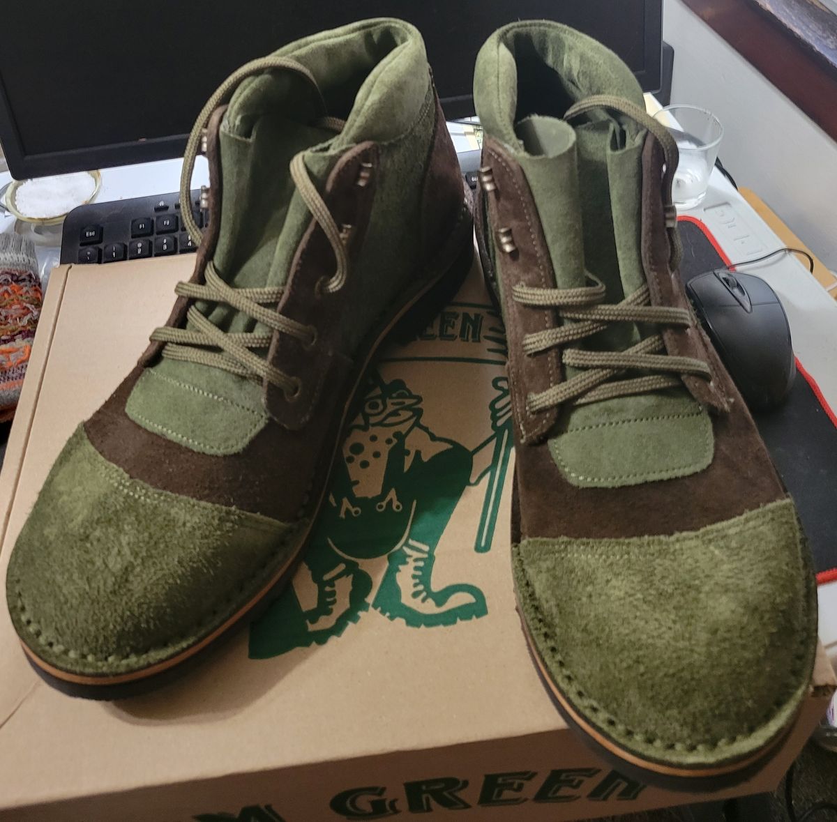 Photo by GrantR on August 18, 2025 of the Jim Green African Ranger in Jim Green / Rough Out Houston Green & Jim Green / Rough Out Houston Brown.