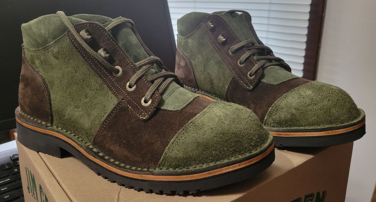 Photo by GrantR on August 18, 2025 of the Jim Green African Ranger in Jim Green / Rough Out Houston Green & Jim Green / Rough Out Houston Brown.