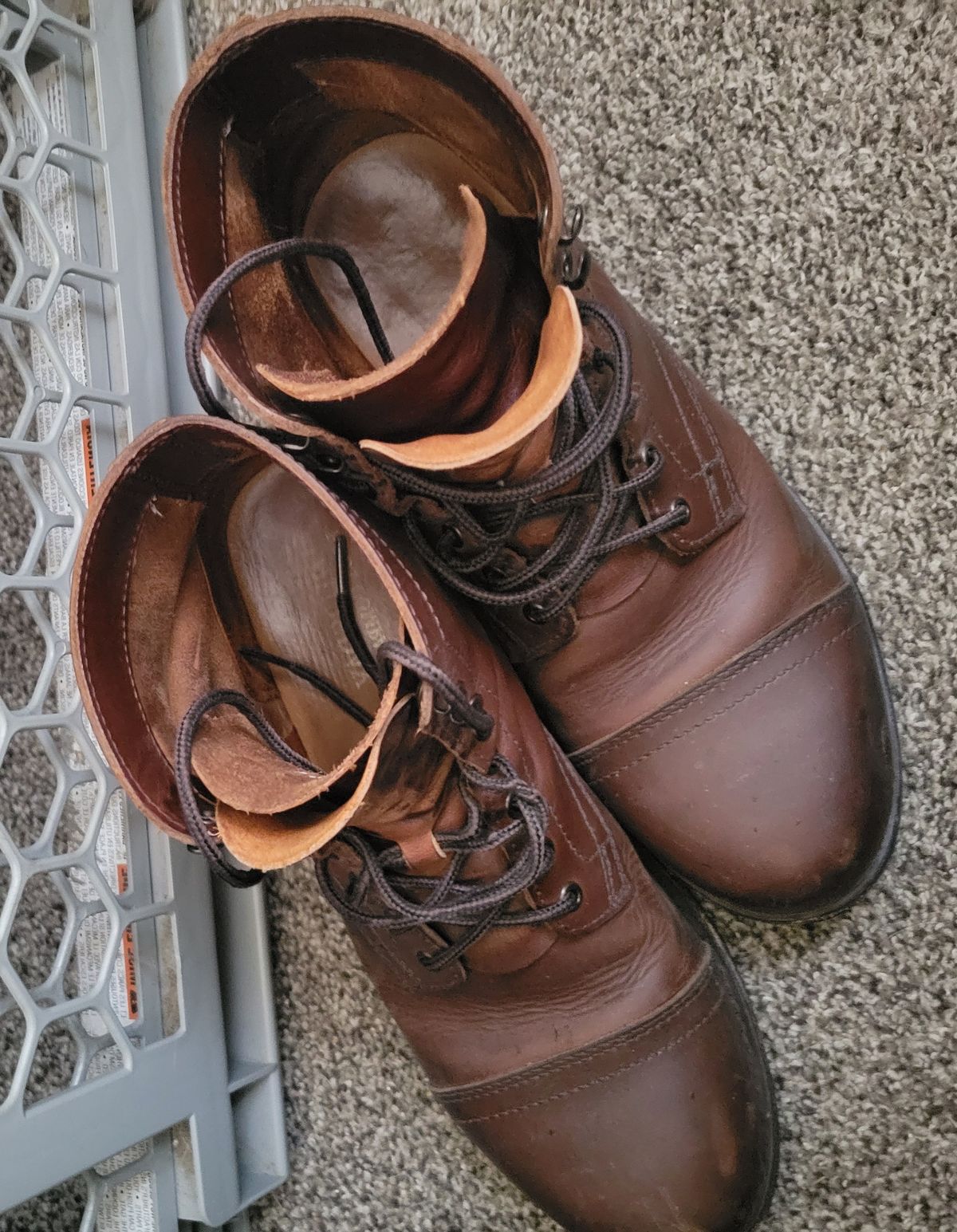 Photo by GrantR on February 3, 2026 of the Thursday Thursday / Heritage Captain in Thursday / Rustic Brown Pull Up.