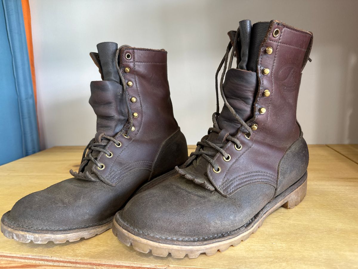 Photo by Alex2983 on April 11, 2025 of the JK Boots O.T. in Seidel Redwood Oil Tan.